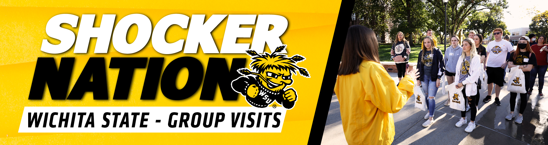 Shocker Nation. Wichita State. Group Visits